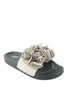 รองเท้าแตะแต่งดอกไม้ No.M-3 - Rubber Floral Slipper Sandals