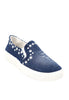 รองเท้าผ้าใบเดนิมลายสตาร์ - Stars Denim Platfrom Sneaker Flat Shoes