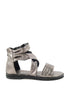 รองเท้าแตะส้นแบน - Gladiator Zipper Flat Sandals