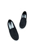 รองเท้าผ้าใบ กลิตเตอร์  -  Glitter Canvas Platform Slip-On Flats Shoes