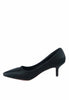 รองเท้าส้นสูงหัวแหลมคลาสสิค K9097 - Classic Slip On Pointed Toe Low Kitten Heel Pumps Shoes