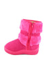 รองเท้าบูทกันหนาวสำหรับเด็ก - Kids Winter Snow Pom Pom Fleece Ankle Boot