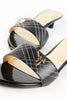 รองเท้าส้นเตี้ย  - Fashion Casual Polished Strap Sandal