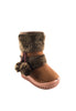 รองเท้าบูทกันหนาวสำหรับเด็ก - Kids Winter Snow Pom Pom Fleece Ankle Boot