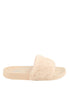 รองเท้าแตะขนเฟอร์ No.M-1 - Rubber Fur Slipper Sandals