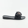 รองเท้าแตะแต่งดอกไม้ - Floral rubber sandals