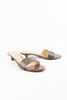 รองเท้าส้นเตี้ย  - Fashion Casual Polished Strap Sandal