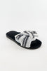 รองเท้าแตะขนเฟอร์ - Plush Faux Fur Rubber Sole House Slipper