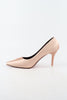 รองเท้าส้นสูงหัวแหลมคลาสสิค - Classic Slip On Pointed Toe Low Kitten Heel Pumps Shoes