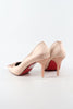 รองเท้าส้นสูงหัวแหลมคลาสสิค - Classic Slip On Pointed Toe Low Kitten Heel Pumps Shoes