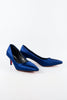 รองเท้าส้นสูงหัวแหลมคลาสสิค K9097 - Classic Slip On Pointed Toe Low Kitten Heel Pumps Shoes