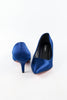 รองเท้าส้นสูงหัวแหลมคลาสสิค K9097 - Classic Slip On Pointed Toe Low Kitten Heel Pumps Shoes