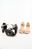 รองเท้าส้นสูง  เเต่งสายรัดข้อเท้า - Heeled Sandals