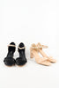 รองเท้าส้นสูง  เเต่งสายรัดข้อเท้า - Heeled Sandals