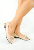รองเท้าส้นเตี้ยกลิตเตอร์ A-284 - Glitter Rubber Wedge Shoes