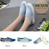 รองเท้าผ้าใบ แฟชั่น สไตล์ลำลอง - 2016 New Denim Canvas Casual Sneakers