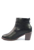 รองเท้าบูทหนังส้นสูง Karl - Karl Stacked Heel Zipper Ankle Boots