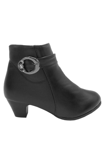 รองเท้าบูทหนังกันหนาวสันสูง A588- Women's Mazziee Ankle Bootie