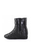 รองเท้าบูทหนังรับเบอร์กันหิมะกันน้ำ - Modern Winter Rubber Waterproof Ankle Boots