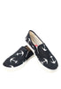 รองเท้าส้นแบนแคนวาสลายสมอ No.1584 - Anchor Printed Canvas Sneaker Flat Shoes