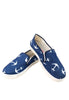 รองเท้าส้นแบนแคนวาสลายสมอ No.1584 - Anchor Printed Canvas Sneaker Flat Shoes