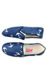 รองเท้าส้นแบนแคนวาสลายสมอ No.1584 - Anchor Printed Canvas Sneaker Flat Shoes