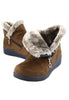 รองเท้าบูทกันหนาว บุขนด้านในอุ่นถึงติดลบ No.915 - Winter Faux Suede Zipper  Fur Lined Ankle Boots