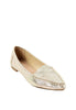 รองเท้าส้นแบนหัวแหลม ตกแต่งกลิตเตอร์ - Women's Classic Pointy Toe Glitter Ballet Flat Shoes