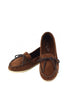 รองเท้าส้นแบนกำมะหยี่แต่งเชือก No.462 - Comfort Rubber Sole Velvet Flat Shoes