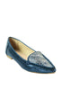 รองเท้าส้นแบนหัวแหลม ตกแต่งกลิตเตอร์ - Women's Classic Pointy Toe Glitter Ballet Flat Shoes