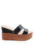 รองเท้าส้นตึกตัวเอช - Cross H Platform Wedge Sandals